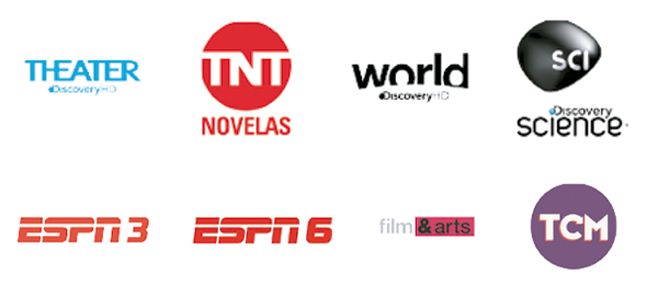 Canais disponíveis no pacote Premium HD