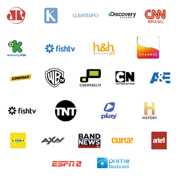 Canais disponíveis no pacote Start HD